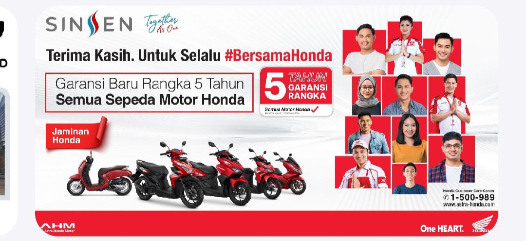 banner HONDA AGUNG MOTOR